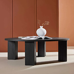 Venture Home Table basse ronde Ø120 cm Juno - Noir