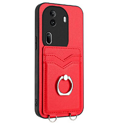 Compatible Avec GANGXUN Oppo Reno 11 Pro Cas Unique Incision Précise Haute Qualité Fonction Baillou Rouge