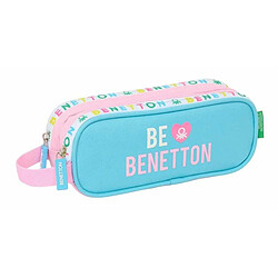 Benetton Trousse Fourre-Tout Double Bleu