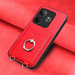 Compatible Avec GANGXUN Oppo Cas Realme Gt Neo6 Se Unique Haute Qualité Fonction Baillou Incision Précise Rouge