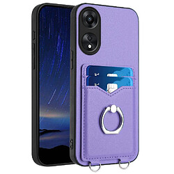 Compatible Avec GANGXUN Oppo A78 4g Cas Incision Précise Unique Fonction Baillou Haute Qualité Violet