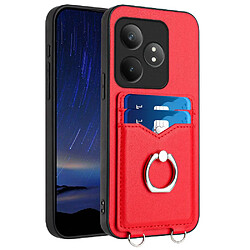 Compatible Avec GANGXUN Oppo Cas Realme Gt 6t 5g Haute Qualité Incision Précise Unique Fonction Baillou Rouge