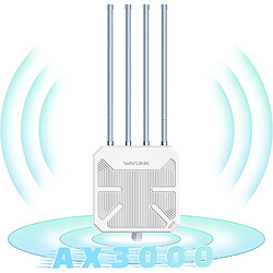 Antenne WiFi Tri-Bande 12 DBi Avec Base Magnétique - Amplificateur De Signal Pour PC Et Routeur, Câble 1,2 M