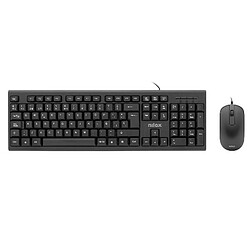 Nilox Pack clavier souris - Noir