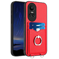 Compatible Avec GANGXUN Oppo Reno 10 Cas Haute Qualité Unique Incision Précise Fonction Baillou Rouge