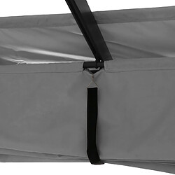 Mendler Pergola Aluminium HWC-N93 - 3x3m - Gris