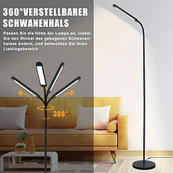 ZMH Lampadaire LED Dimmable Noir 11W 360° Flexible pour Salon et Canapé pas cher