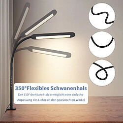 Zmh Lampe de bureau LED - Noir pas cher