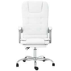 Helloshop26 Fauteuil de bureau de massage - Blanc