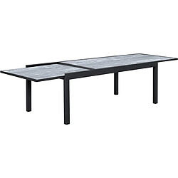 Avis Habitat Et Jardin Table jardin en aluminium extensible [ ]Lagos[ ] - 200/320 x 105 x 76 cm - Gris
