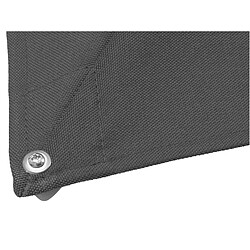 Parasol déporté rectangulaire Melhia anthracite - 4 x 3 m - Hespéride pas cher