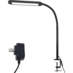 ZMH Lampe de Bureau LED à Intensité Variable - Lampe à Pince avec Fiche 11W pour Salon et Bureau