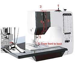INF Machine à coudre 38 points - Noir/Blanc