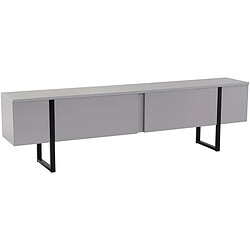 Hanah home Meuble TV luxe - Gris