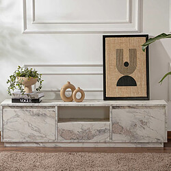Hanah home Meuble TV Vanguard - Blanc