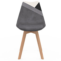 Avis Idmarket Market Lot de 6 chaises SARA - Multicolore