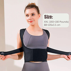INF Correcteur de posture - Taille XXL - Noir