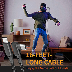 INF Câble USB-C pour Oculus Quest 2 - Noir