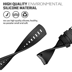 INF Bracelet Silicone pour Suunto Spartan Sport HR - Noir pas cher