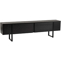 Hanah home meuble TV Luxe - Noir