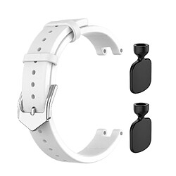 INF Bracelet cuir pour Garmin Lily - Blanc
