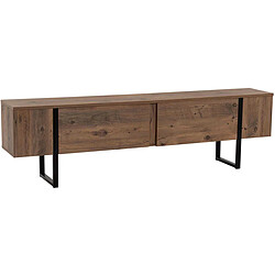 Hanah home meuble TV - Pin noir