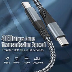 INF Câble USB-C 60W pour iPhone/Samsung 1m pas cher