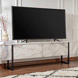 Hanah home Meuble TV Luxe - Noir