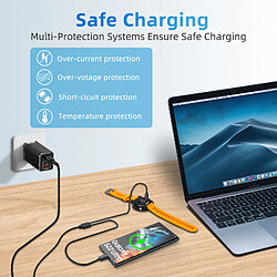 INF Chargeur 2 en 1 USB-C et montre - Noir