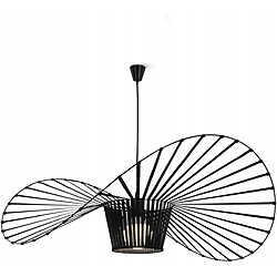 ZMH Luminaire LED Suspendu Moderne Noir E27 80cm pour Salle à Manger