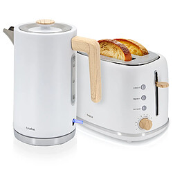 Briebe Ensemble Grille-Pain Nordic Blanc