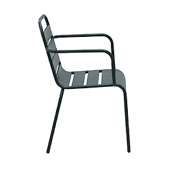 Avis Mes chaises de jardin métal lot de 2 - Vert sapin