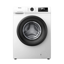 Hisense WF1Q1041BW - Blanc Lave-linge frontal - 1400 tr/min - moteur à induction - écran LED - classe énergétique A - départ différé - affichage du temps restant - programmes laine - essorage classe B