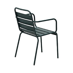Acheter Mes chaises de jardin métal lot de 2 - Vert sapin