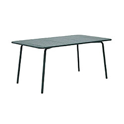 Mes Table de jardin en métal BACA - Vert sapin