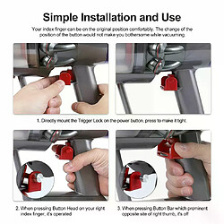 Bouton d’alimentation pour aspirateur Dyson V6 V7 V8 V10 V11