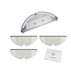 Support vadrouille, réservoir et filtre pour aspirateur Xiaomi Roborock S5/S55 Kit accessoires aspirateur robot — support de serpillière, réservoir d’eau, filtre tissu — compatible Roborock S5/S55/S50, Mijia S50/S51 — non compatible S6