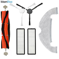 Kit brosse principale et filtre HEPA pour Dreame Bot Z10 Pro Accessoires d’aspirateur robot - Brosse principale antienchevêtrement - Filtre HEPA - Compatibilité Dreame Z10 Pro et L10 Plus - Matériau plastique haute résistance