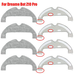 Serpillière pour robot Dreame Bot Z10 Pro Serpillière de remplacement pour aspirateur robot Dreame Z10 Pro - microfibre - compatible pièces d’entretien - lavage efficace - installation simple