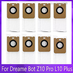 Sac à poussière pour robot Dreame Sac pour aspirateur robot Dreame Z10 Pro/L10 Plus - filtration efficace - compatible station auto-vidage