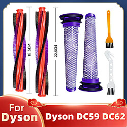Kit brosse et pré-filtre pour aspirateur Dyson V6