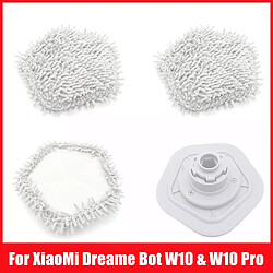 Serpillière pour robot Dreame W10 Pro Serpillière de rechange pour aspirateur robot Dreame W10 Pro - compatible W10 et W10 Pro - tissu microfibre - installation facile - entretien et lavage aisés