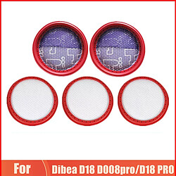 Filtres HEPA pour aspirateur à main Dibea D18/D008Pro