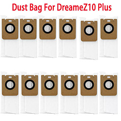 Sacs à poussière aspirateur Dreame Bot Z10 Pro Sacs pour aspirateur robot Dreame Bot Z10 Pro - compatibles station auto-vidage - filtration en fibres - installation facile - pièces de rechange pour entretien