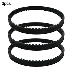Ceinture d’aspirateur pour Shark Rocket Ceinture de remplacement pour aspirateur balai Shark Rocket - Compatibles UV400 à UV440 - Caoutchouc durable - Facile à installer - Réf. 3M-207-6 - Lot de 3