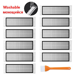 Filtre HEPA pour aspirateurs robots Roborock/Xiaomi Filtre pour aspirateur robot – HEPA lavable – compatibilité Roborock et Xiaomi – retient poussières et pollen – améliore la qualité de l’air – facile à remplacer