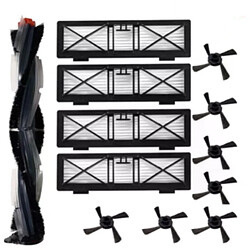 Kit accessoires Neato Botvac série D Kit d’accessoires pour aspirateur robot Neato Botvac série D - Compatible D70 à D85, D3 à D7 - Brosse principale, brosses latérales, filtres - Outil de nettoyage inclus