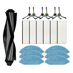 Kit accessoires Ecovacs Deebot U2 DGN22 Kit d’accessoires pour aspirateur robot Ecovacs Deebot U2 DGN22 - brosse principale, brosses latérales, filtres, serpillières - entretien facile - fonctionnement silencieux