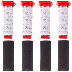 Filtres pour aspirateur Bosch Athlet - Lot de 4