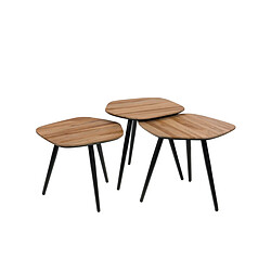 Amadeus Table d'appoint bout de canapé - Marron